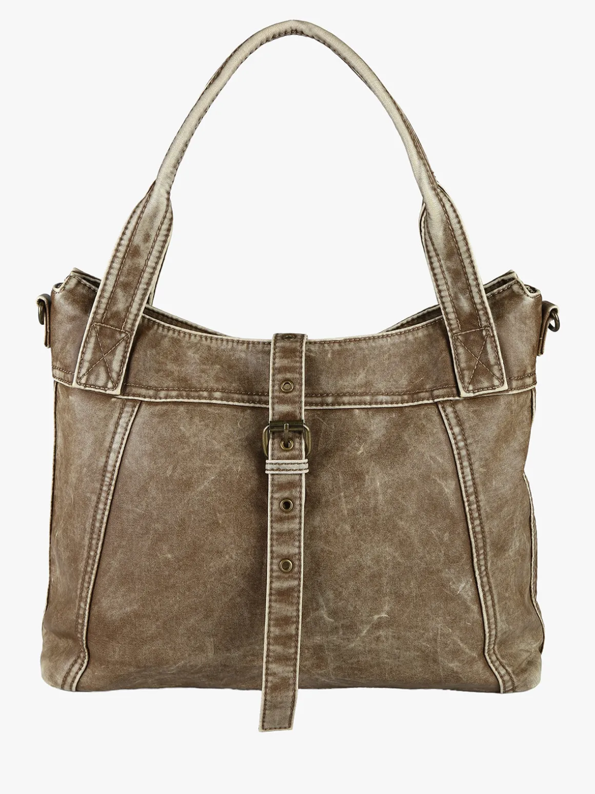 Solada Borsa donna hobo con fibbia - beige