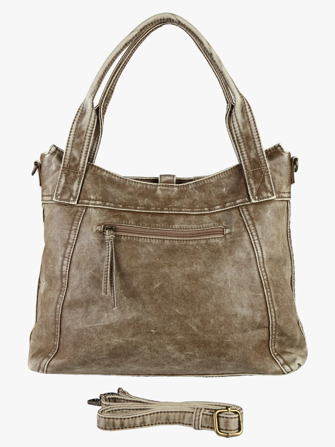 Solada Borsa donna hobo con fibbia - beige