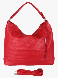 Solada Borsa donna hobo in ecopelle - rosso