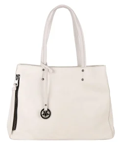Solada Borsa donna in ecopelle con doppi manici - beige