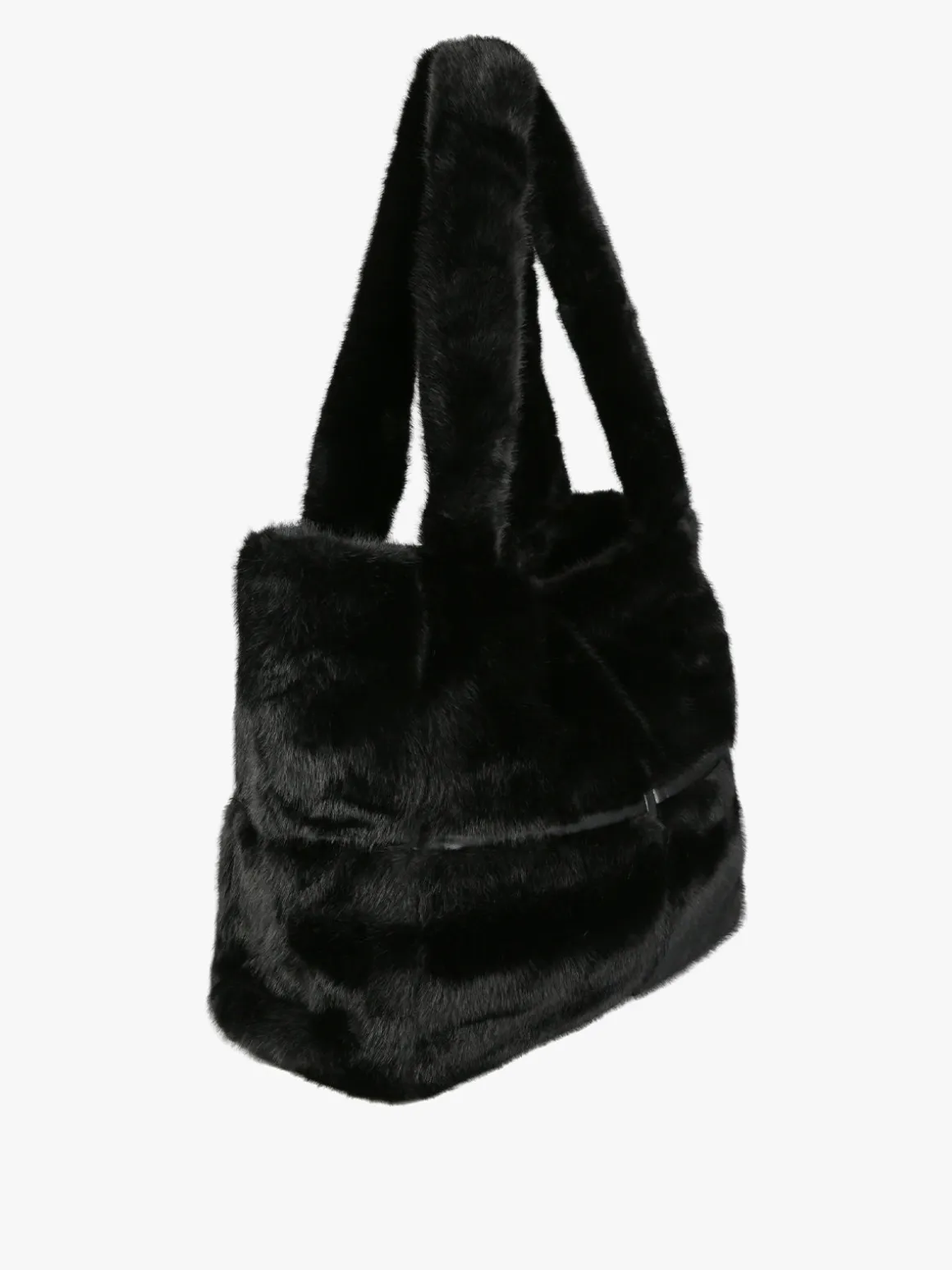 Solada Borsa donna in pelliccia sintetica - nero