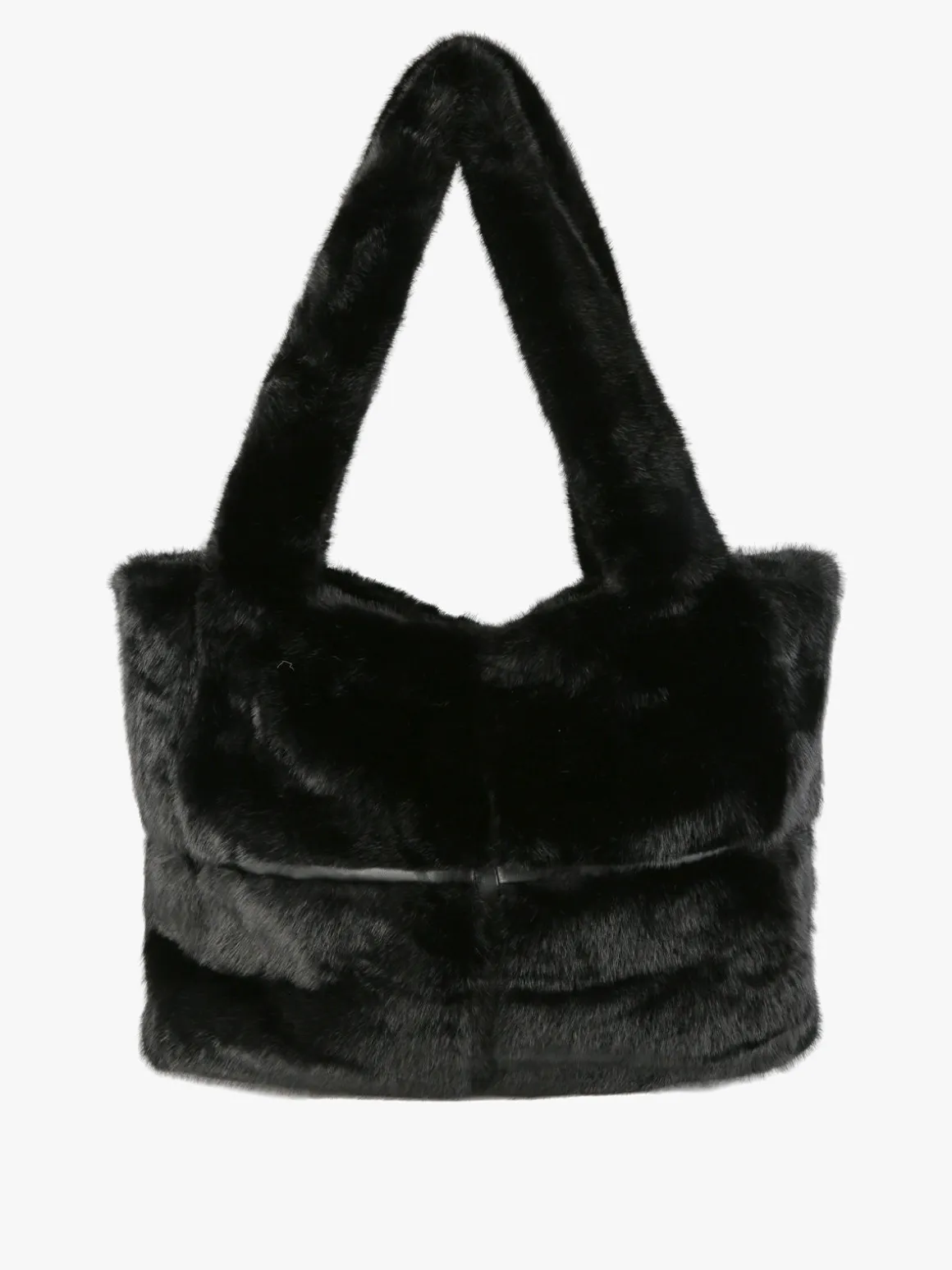Solada Borsa donna in pelliccia sintetica - nero