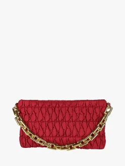 Solada Borsa donna trapuntata con tracolla - rosso