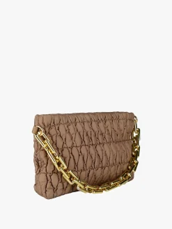 Solada Borsa donna trapuntata con tracolla - khaki