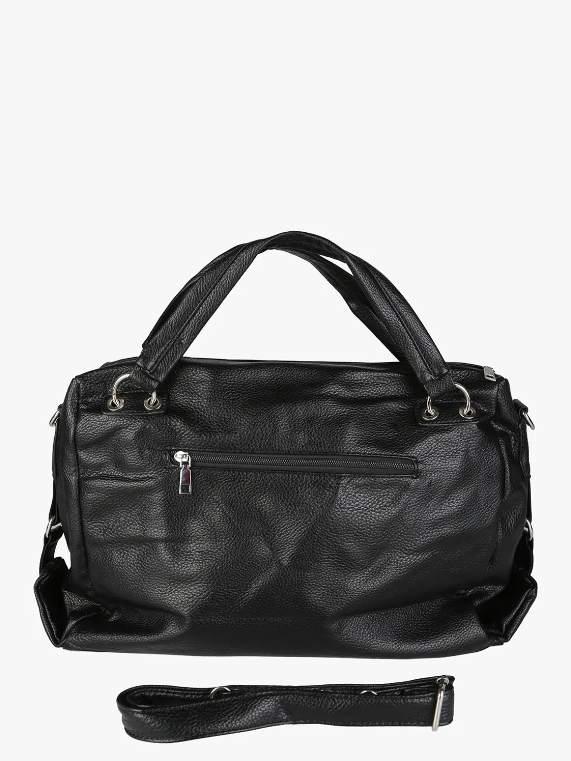 Solada Borsa hobo da donna con doppi manici - nero