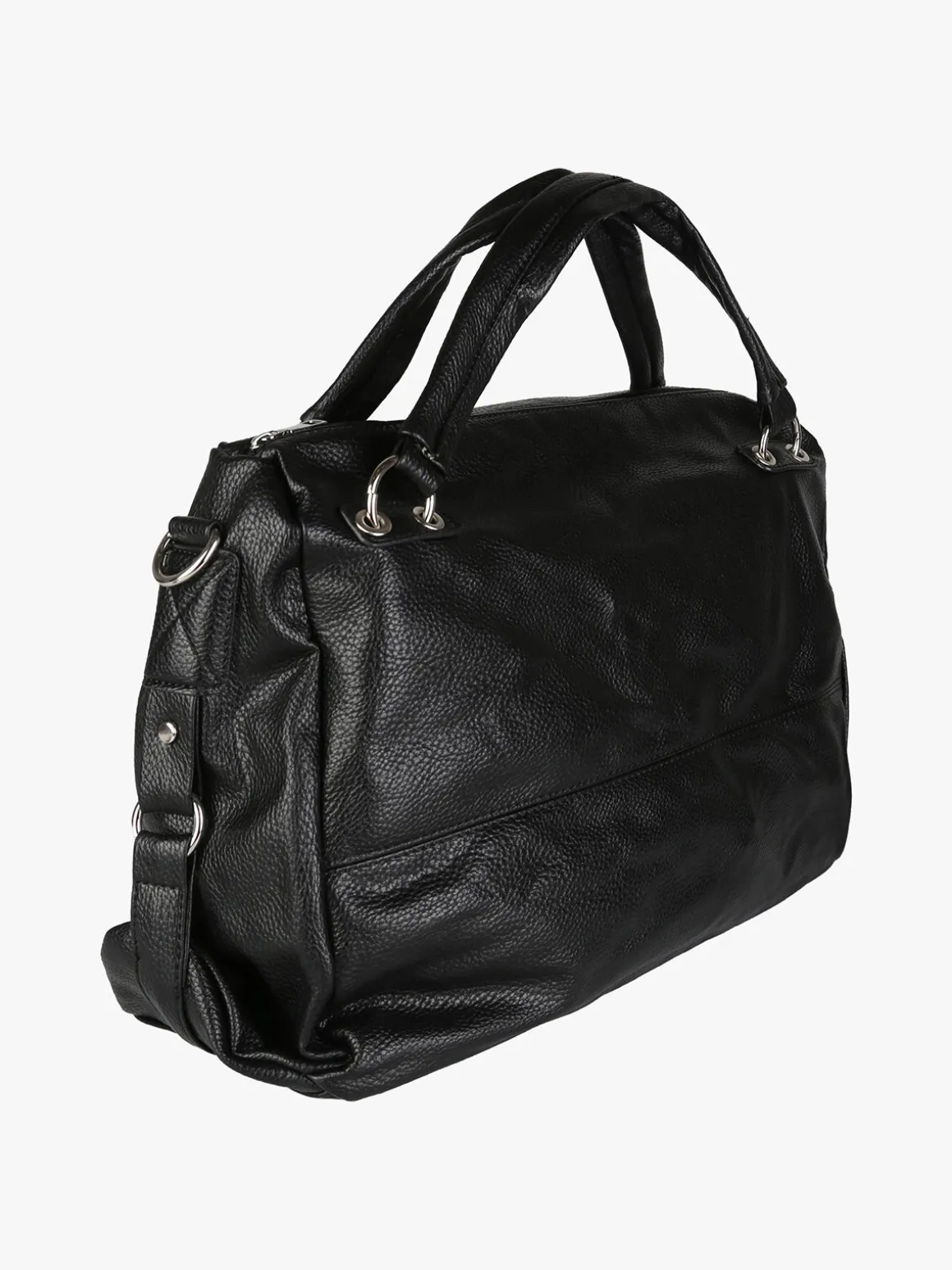 Solada Borsa hobo da donna con doppi manici - nero