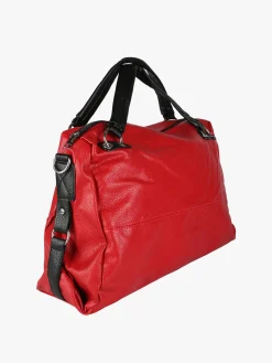 Solada Borsa hobo da donna con doppi manici - rosso