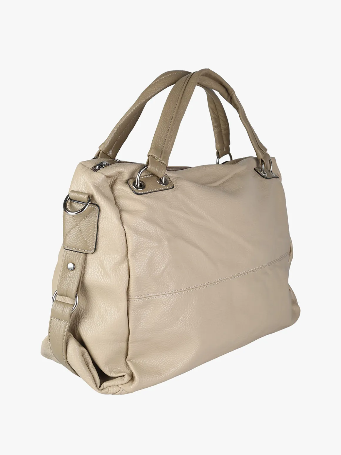 Solada Borsa hobo da donna con doppi manici - taupe