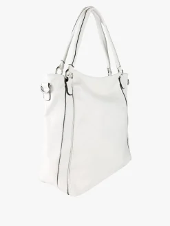 Solada Borsa hobo da donna con doppi manici - bianco