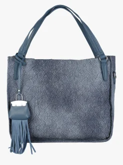 Solada Borsa hobo da donna con doppi manici - blu scuro