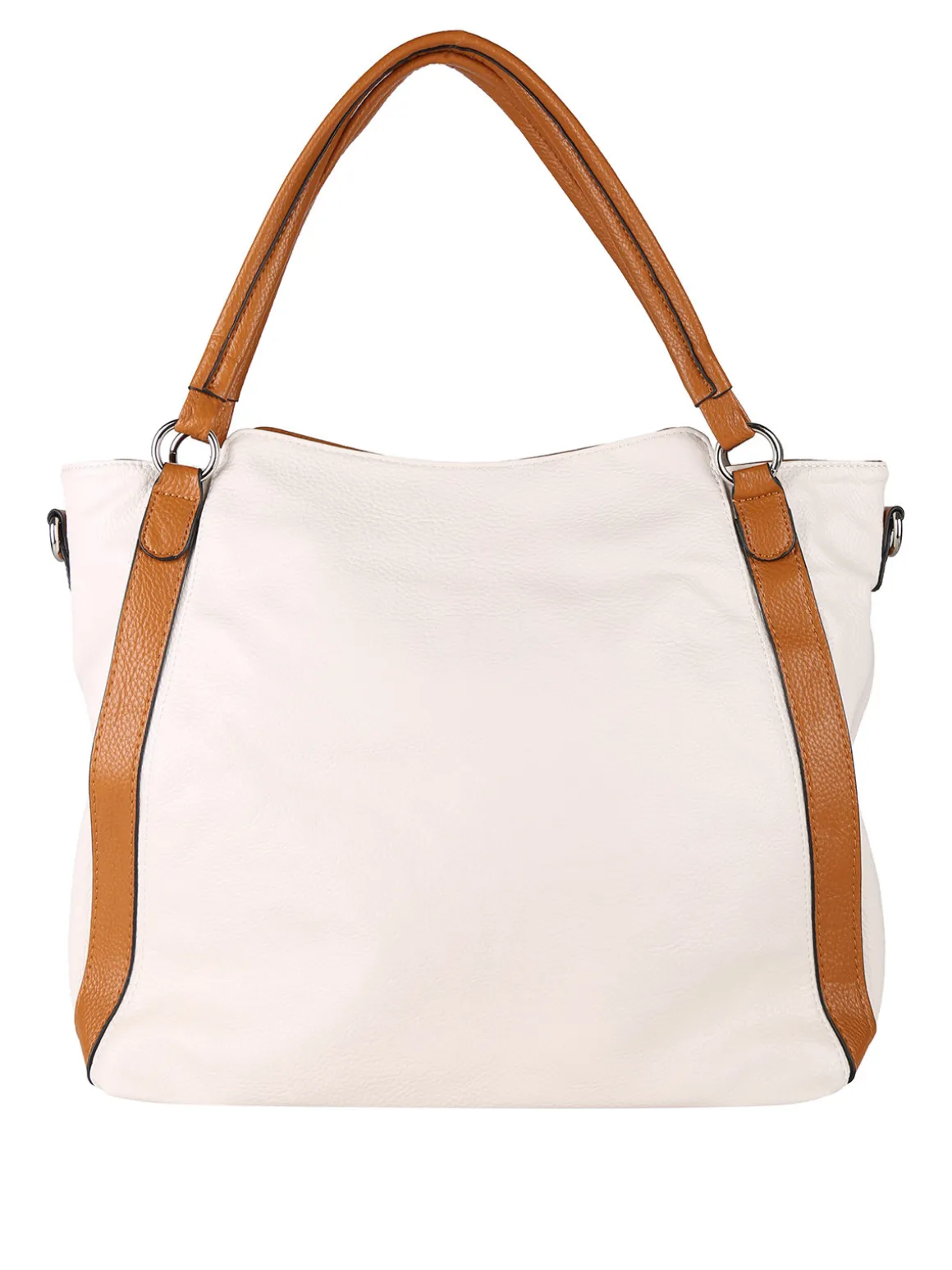 Solada Borsa hobo da donna con doppi manici - panna