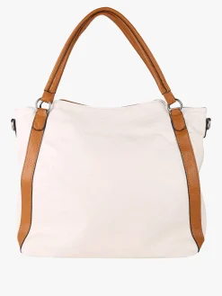 Solada Borsa hobo da donna con doppi manici - panna
