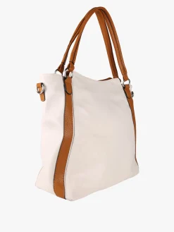 Solada Borsa hobo da donna con doppi manici - panna