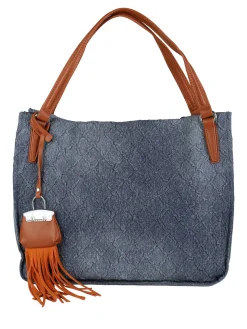 Solada Borsa hobo da donna con doppi manici - marrone
