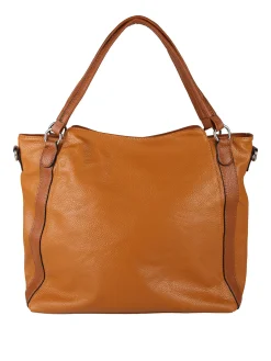 Solada Borsa hobo da donna con doppi manici - marrone