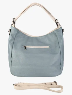 Solada Borsa hobo da donna in ecopelle - azzurro