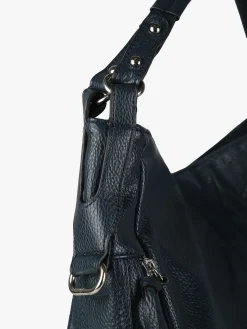 Solada Borsa hobo da donna in ecopelle - blu scuro