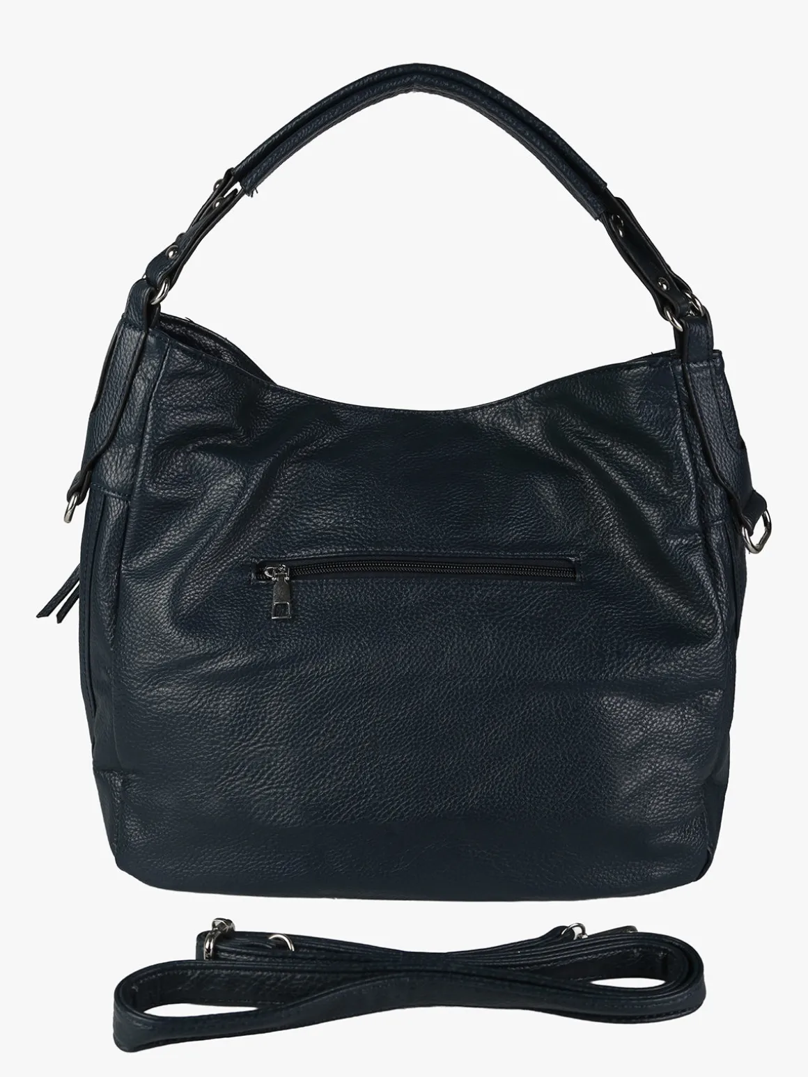 Solada Borsa hobo da donna in ecopelle - blu scuro