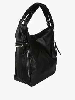 Solada Borsa hobo da donna in ecopelle - nero