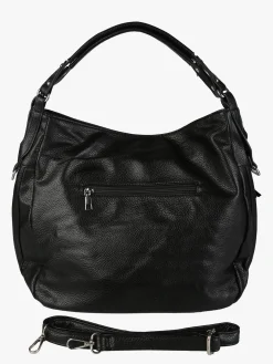 Solada Borsa hobo da donna in ecopelle - nero