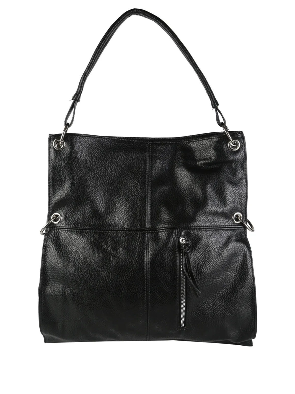 Solada Borsa hobo da donna in ecopelle - nero