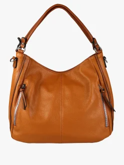 Solada Borsa hobo da donna in ecopelle - marrone