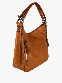 Solada Borsa hobo da donna in ecopelle - marrone