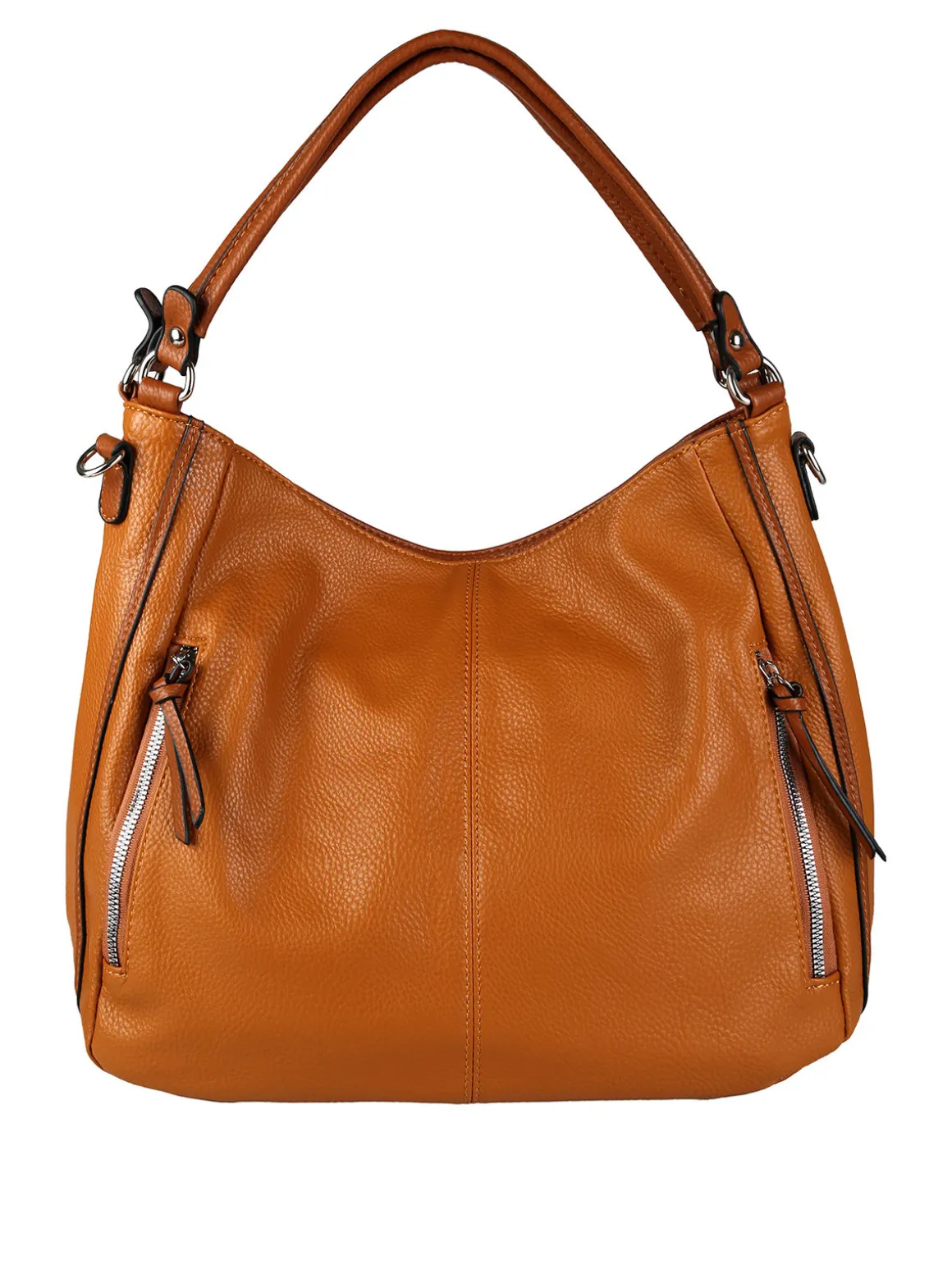 Solada Borsa hobo da donna in ecopelle - marrone