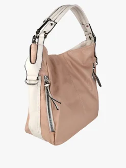 Solada Borsa hobo da donna in ecopelle - rosa