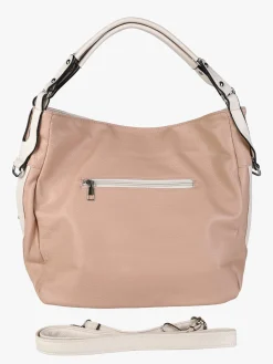 Solada Borsa hobo da donna in ecopelle - rosa
