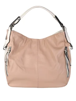 Solada Borsa hobo da donna in ecopelle - rosa