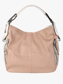 Solada Borsa hobo da donna in ecopelle - rosa
