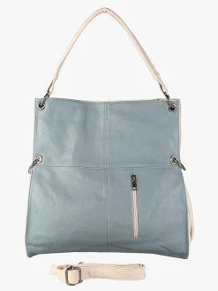 Solada Borsa hobo da donna in ecopelle - blu