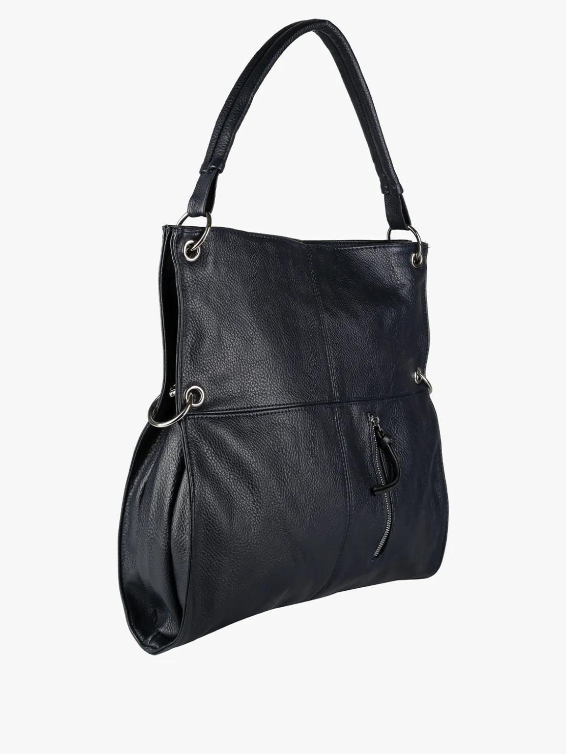 Solada Borsa hobo da donna in ecopelle - blu scuro