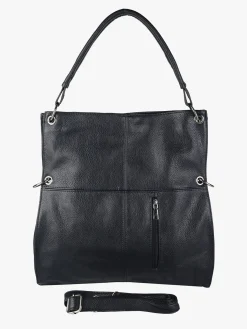 Solada Borsa hobo da donna in ecopelle - blu scuro
