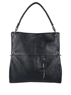 Solada Borsa hobo da donna in ecopelle - blu scuro