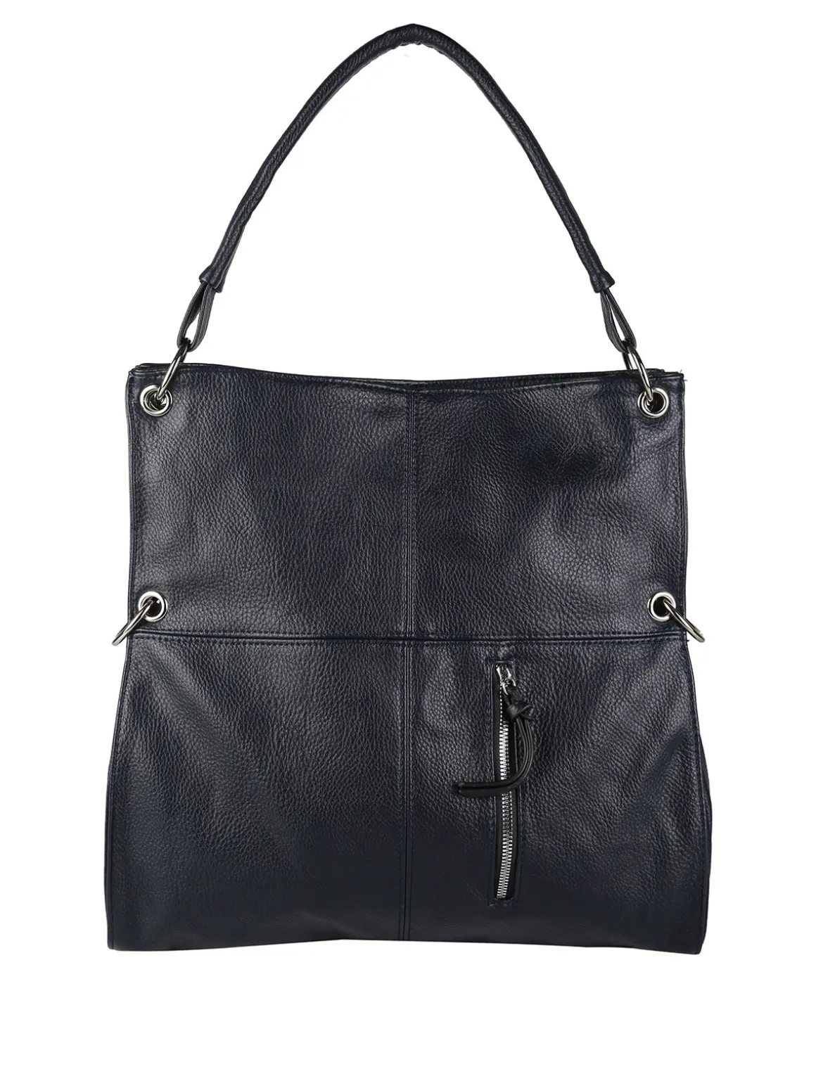Solada Borsa hobo da donna in ecopelle - blu scuro