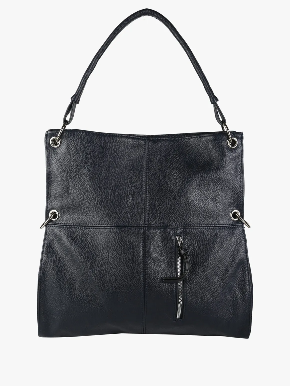 Solada Borsa hobo da donna in ecopelle - blu scuro