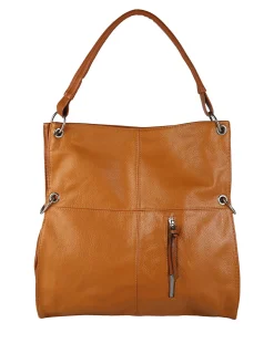 Solada Borsa hobo da donna in ecopelle - marrone