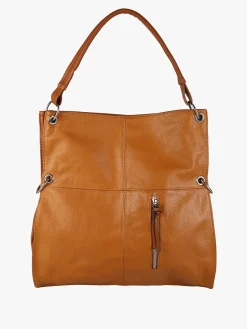 Solada Borsa hobo da donna in ecopelle - marrone