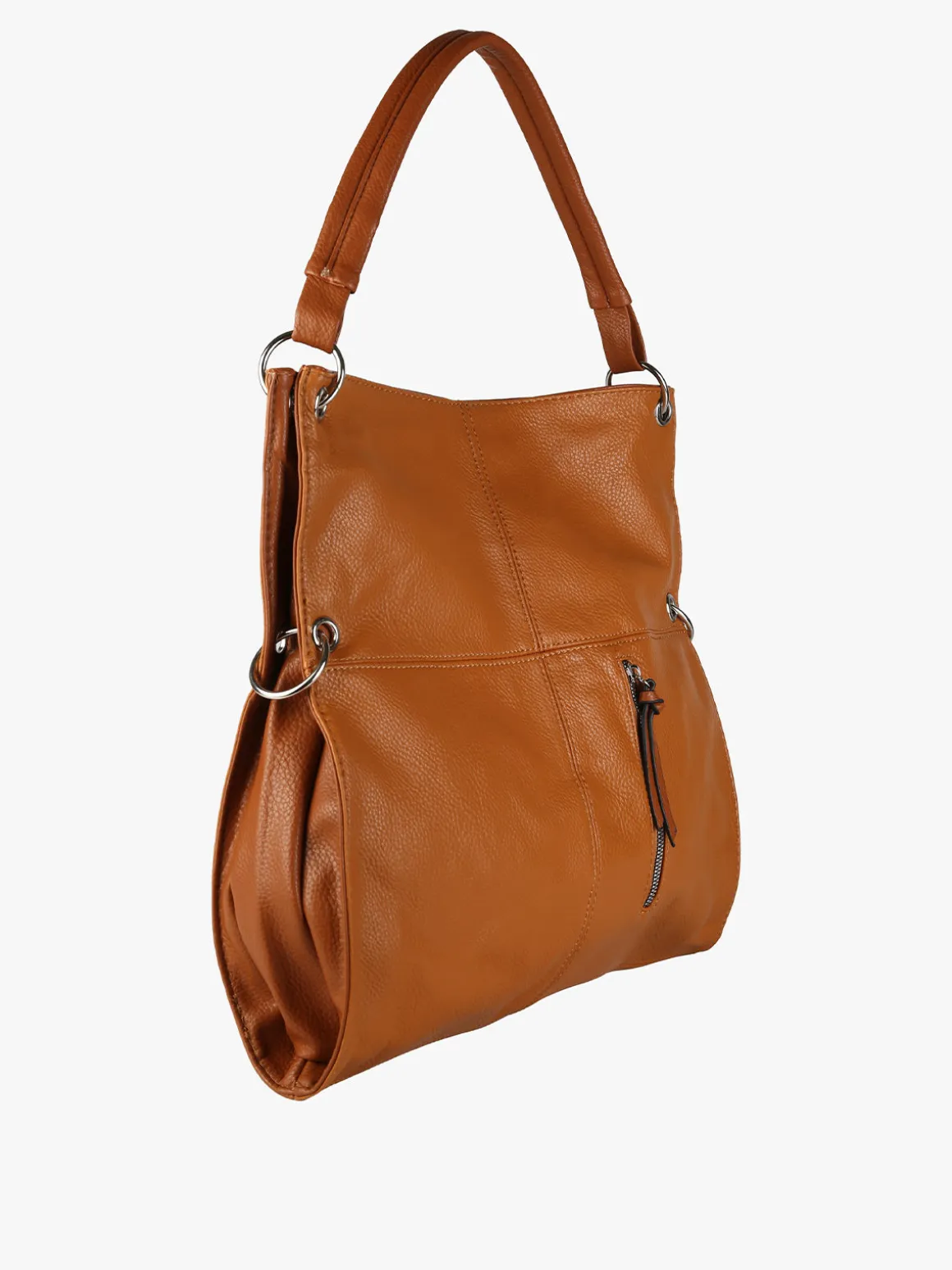 Solada Borsa hobo da donna in ecopelle - marrone