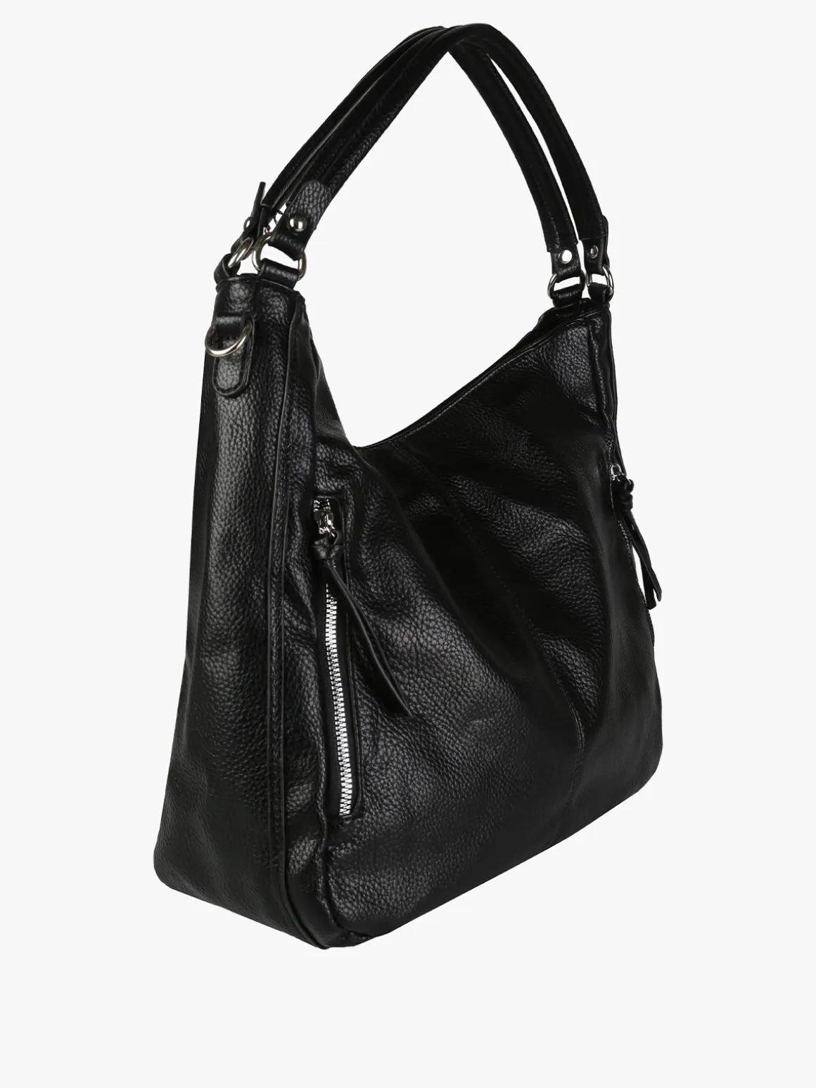 Solada Borsa hobo da donna in ecopelle - nero