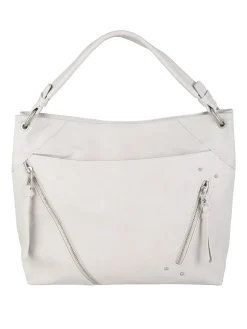 Solada Borsa hobo da donna in ecopelle - beige