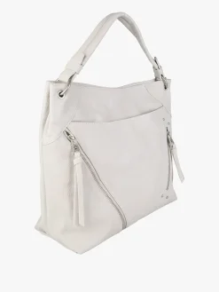 Solada Borsa hobo da donna in ecopelle - beige