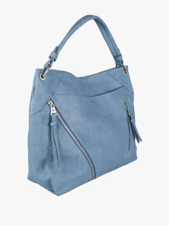 Solada Borsa hobo da donna in ecopelle - grigio