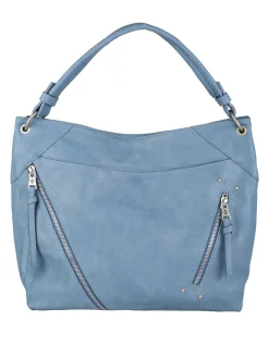 Solada Borsa hobo da donna in ecopelle - grigio