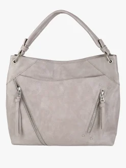 Solada Borsa hobo da donna in ecopelle - grigio