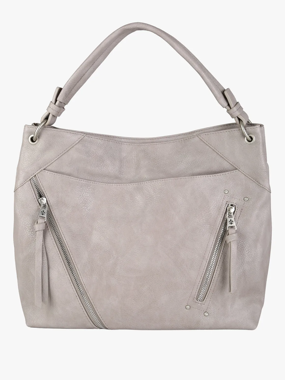 Solada Borsa hobo da donna in ecopelle - grigio