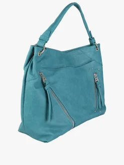 Solada Borsa hobo da donna in ecopelle - verde