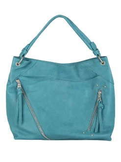 Solada Borsa hobo da donna in ecopelle - verde